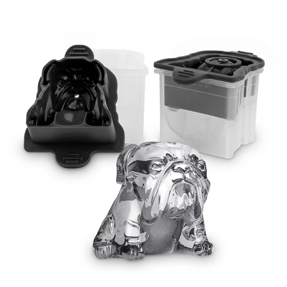 English Bulldog 2-piece Ice Mold Set